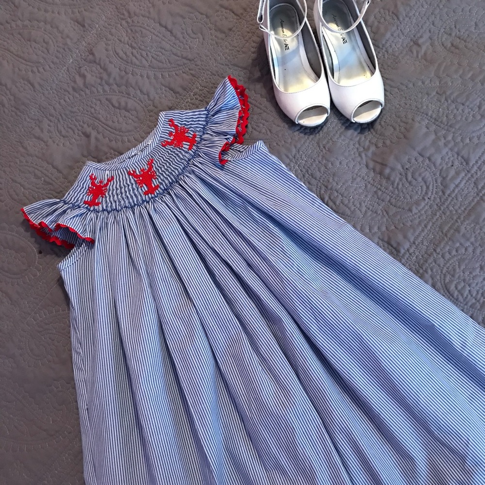 Lobster Smocking Dress 🦂